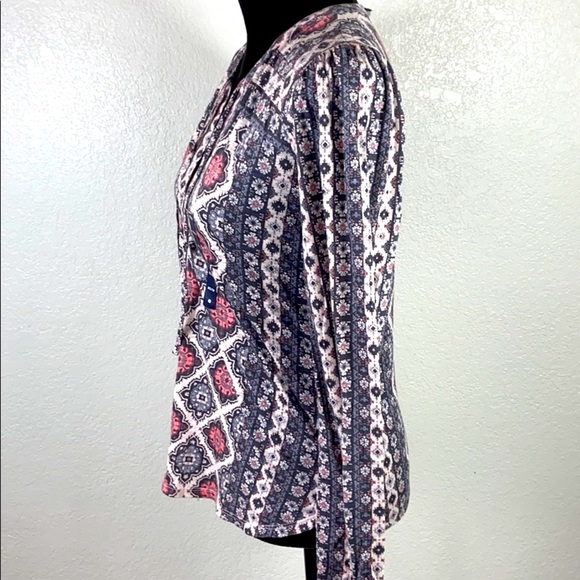 [ LUCKY BRAND ] Boho Long Sleeve Top - Picture 4 of 7